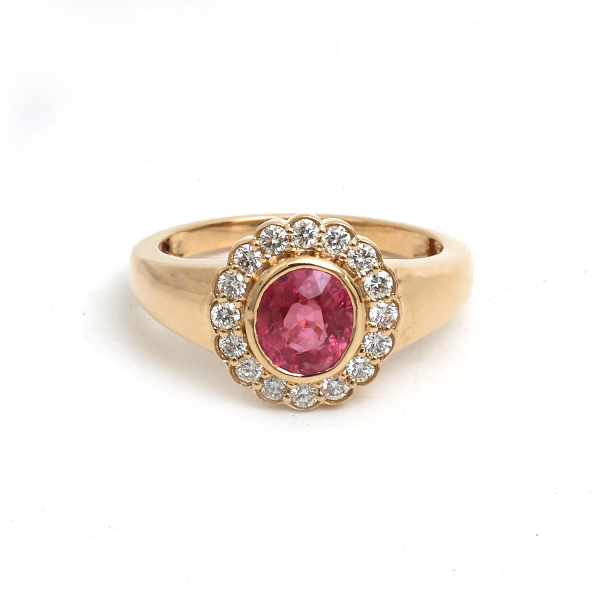 JPRG-5912/14215 Spinal Diamond Ring | 18K