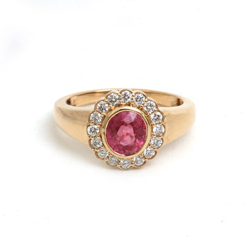 JPRG-5912/14215 Spinal Diamond Ring | 18K