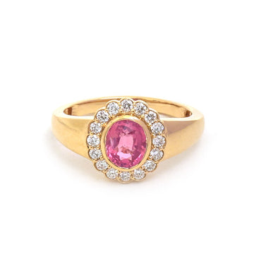 JPRG-5913/14216 Spinal Diamond Ring | 18K