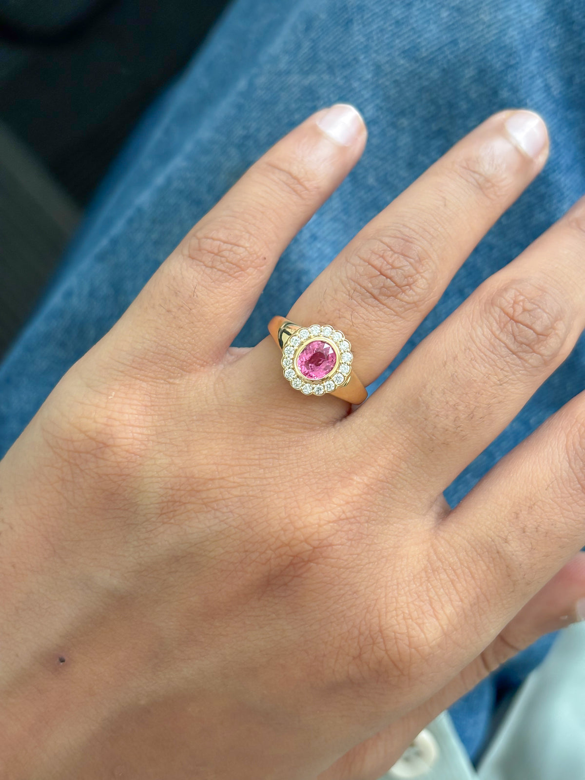JPRG-5915/14218 Spinal Diamond Ring | 18K