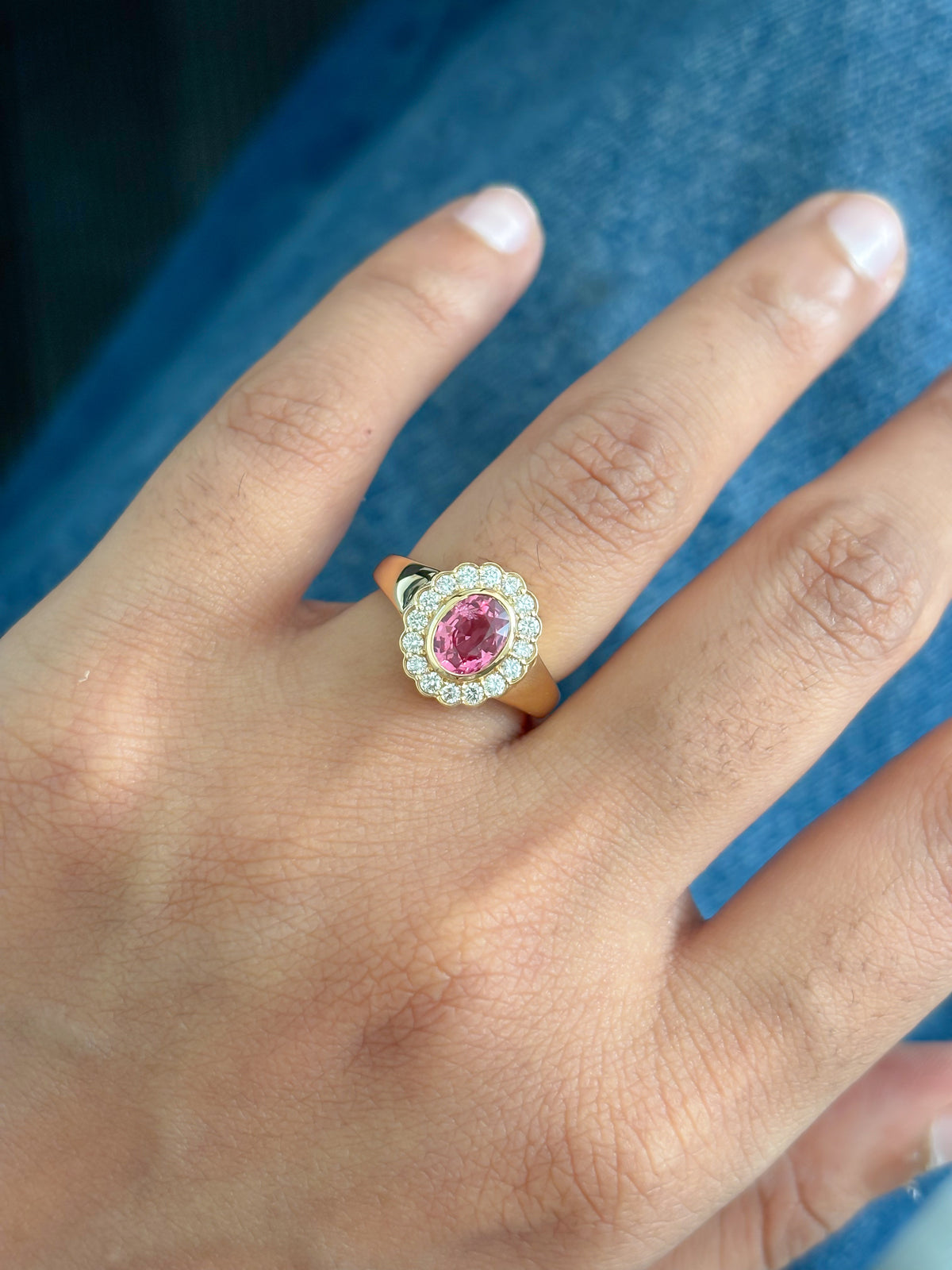 JPRG-5916/14219 Spinal Diamond Ring | 18K