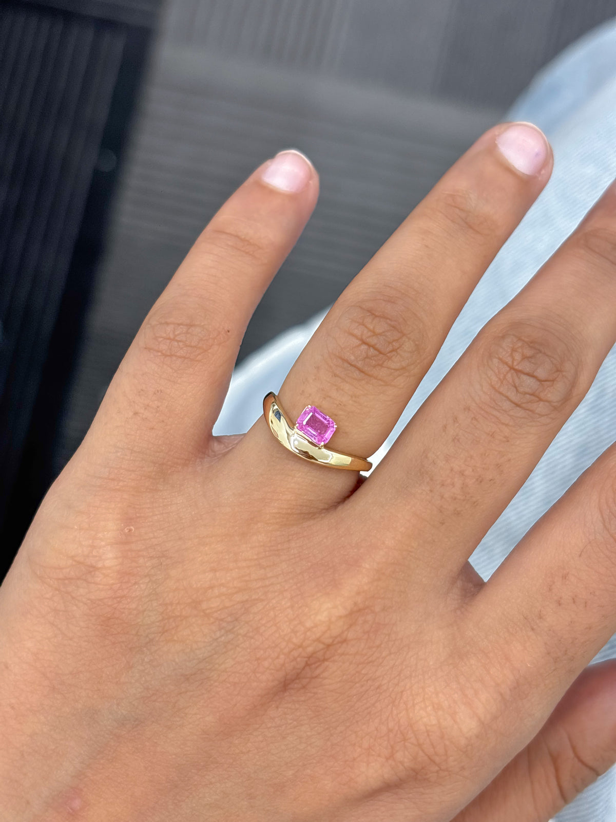 JPRG-5932/14392 Pink Sapphire Ring | 14K