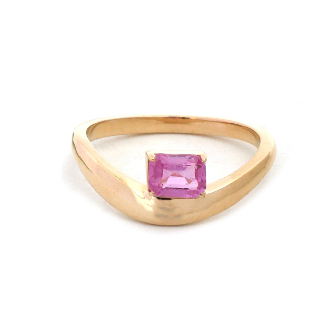 JPRG-5932/14392 Pink Sapphire Ring | 14K