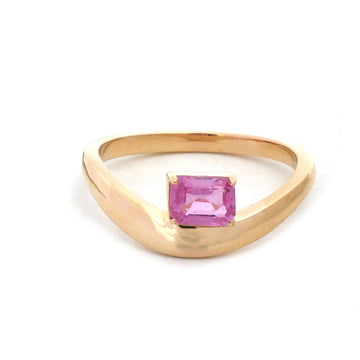 JPRG-5932/14392 Pink Sapphire Ring | 14K
