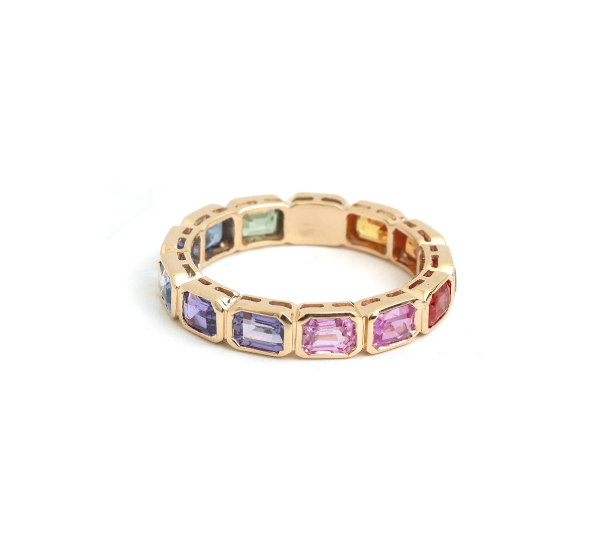 JPRG-5935/14421 Rainbow Sapphire Ring | 14K