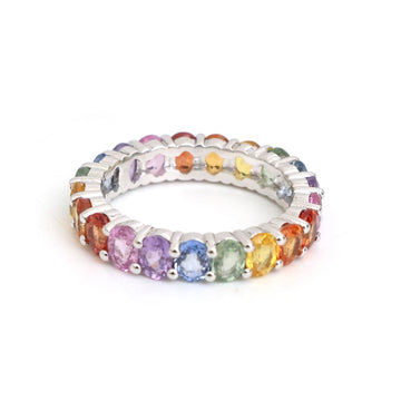 JPRG-5943/14441 Rainbow Sapphire Ring | 14K