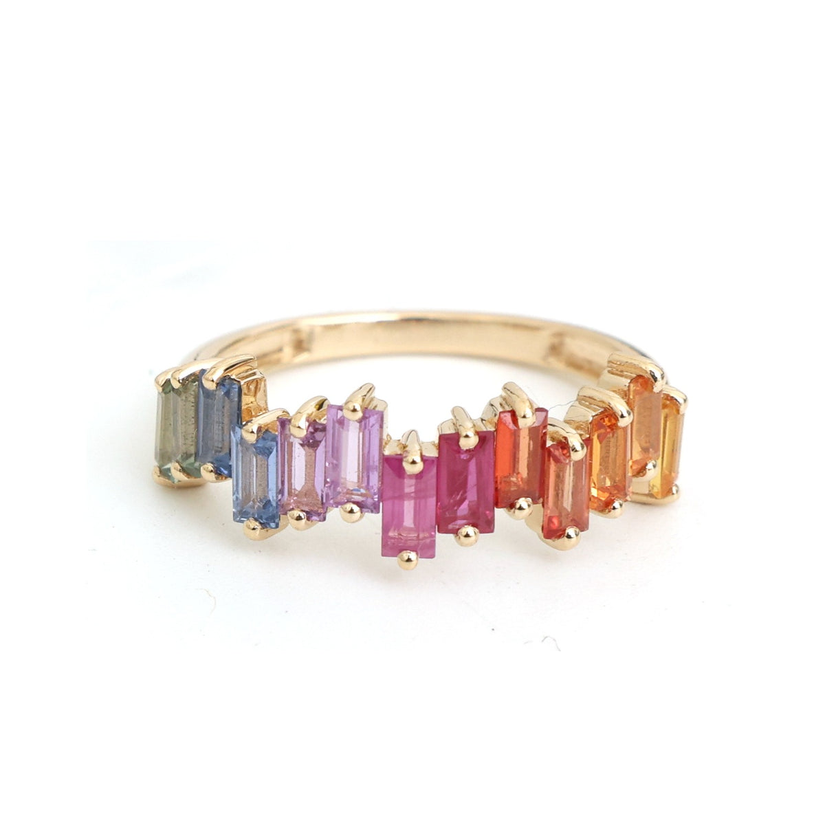 JPRG-5947/14445 Rainbow Sapphire Ring | 14K