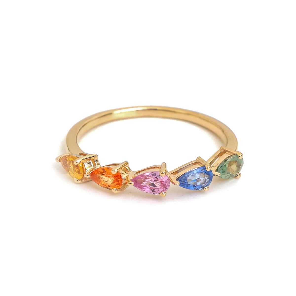 JPRG-5949/14447 Rainbow Sapphire Ring | 14K