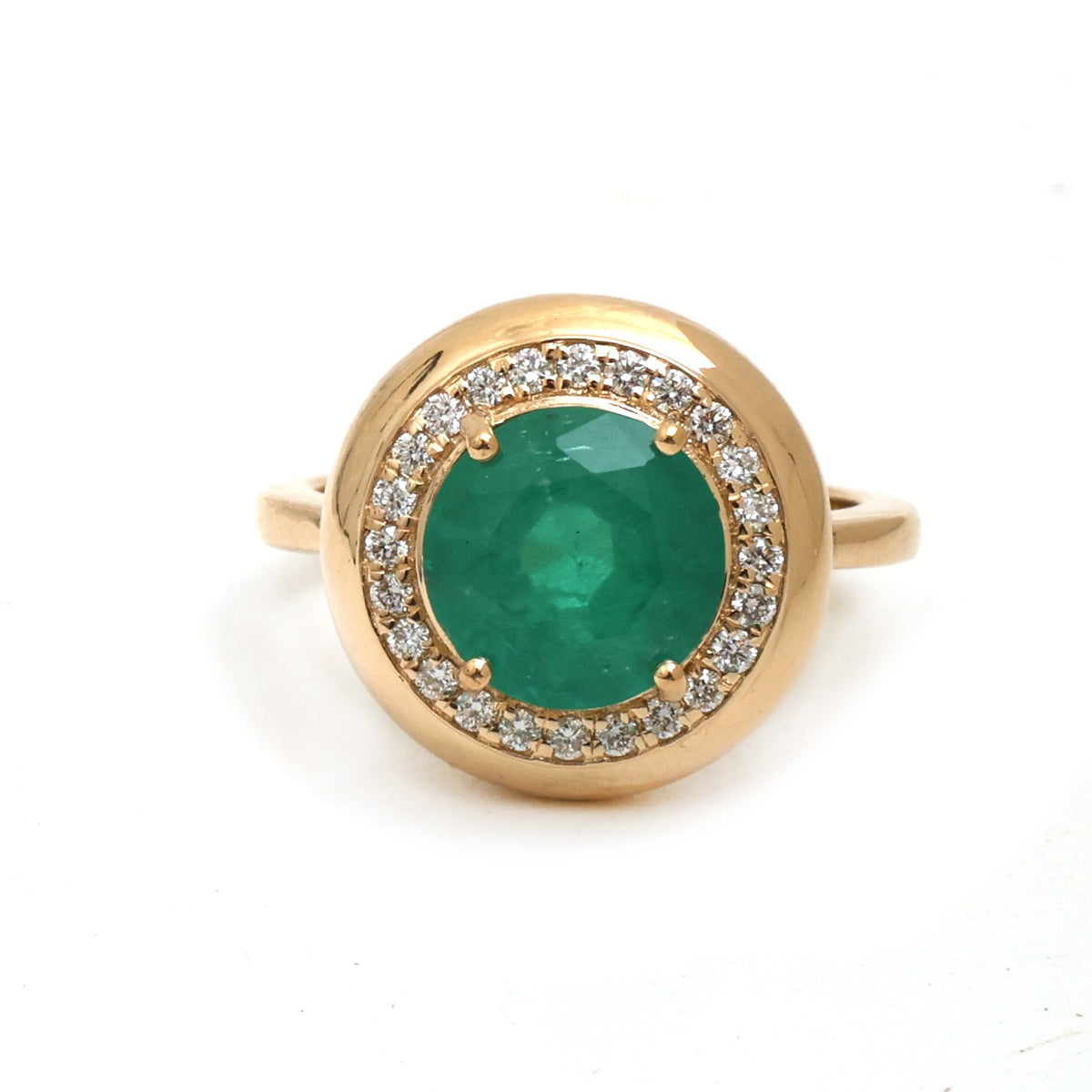 JPRG-5954/14509 Emerald Diamond Ring | 18K