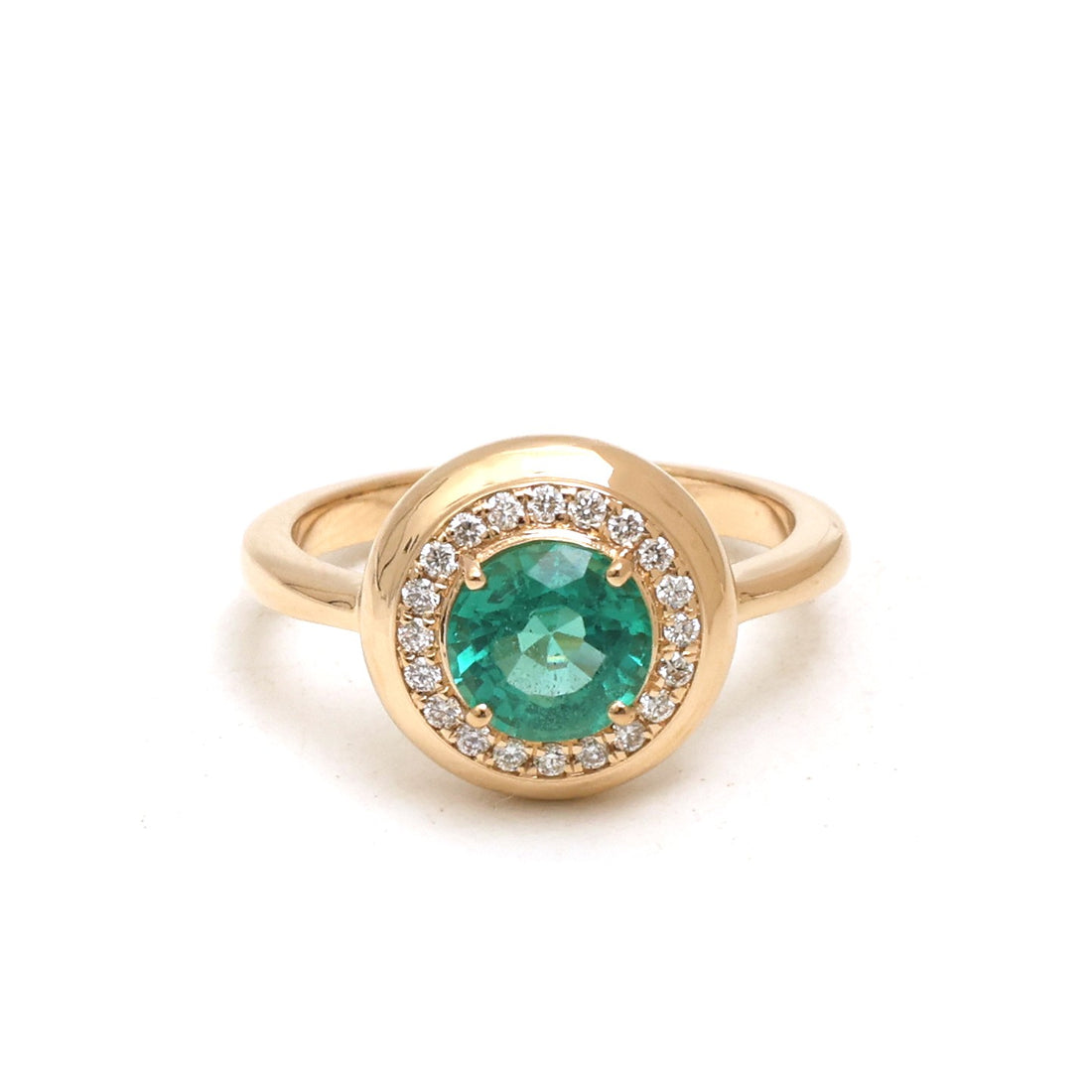 JPRG-5955/14510 Emerald Diamond Ring | 18K