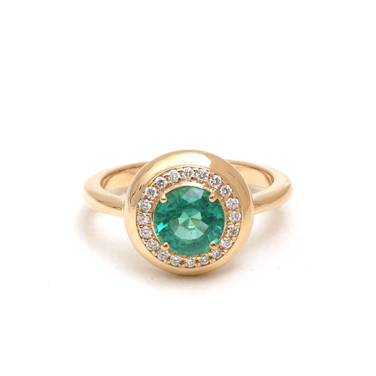 JPRG-5955/14510 Emerald Diamond Ring | 18K