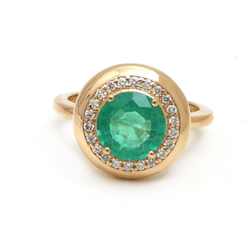 JPRG-5958/14513 Emerald Diamond Ring | 18K