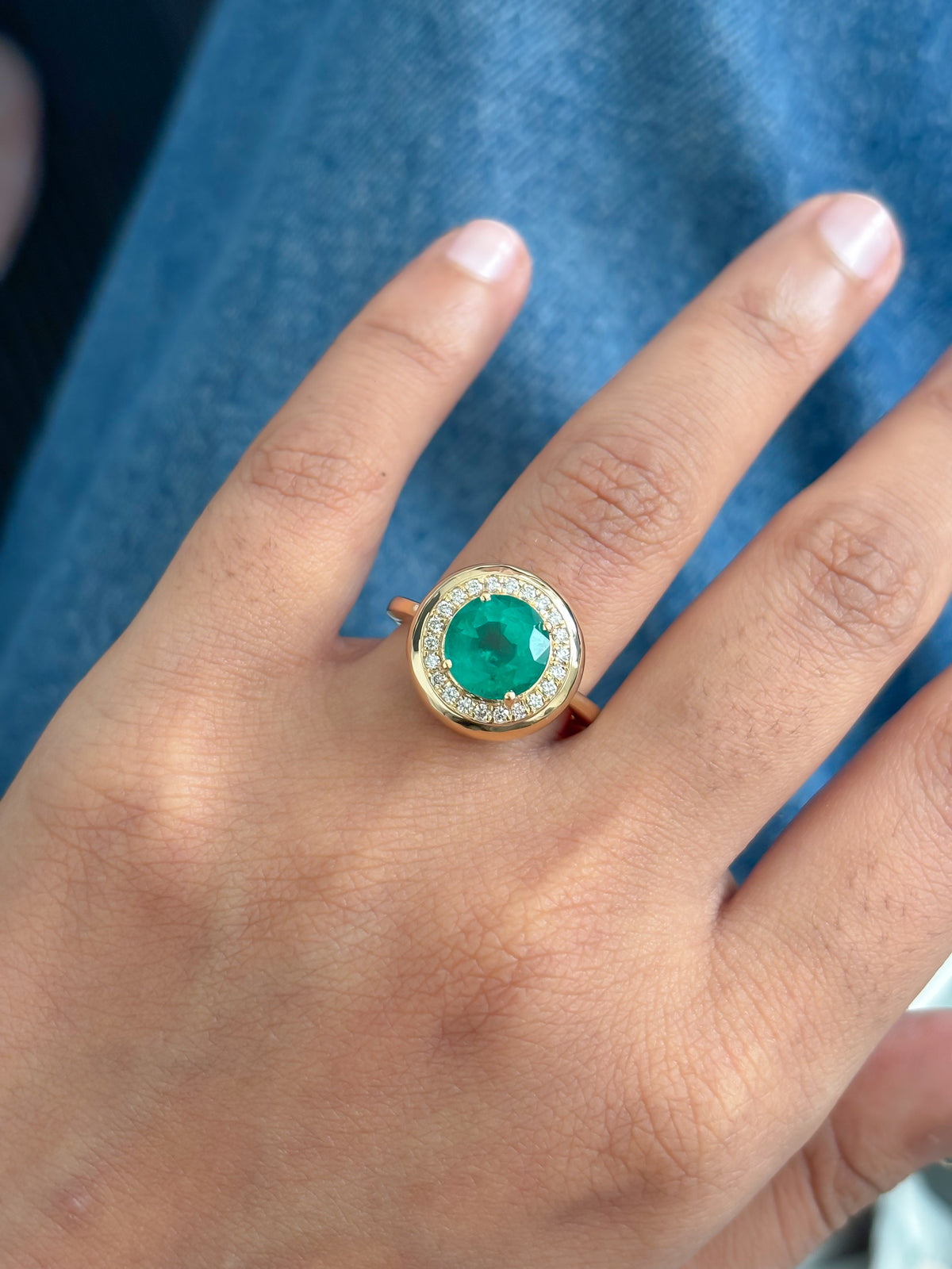 JPRG-5959/14514 Emerald Diamond Ring | 18K
