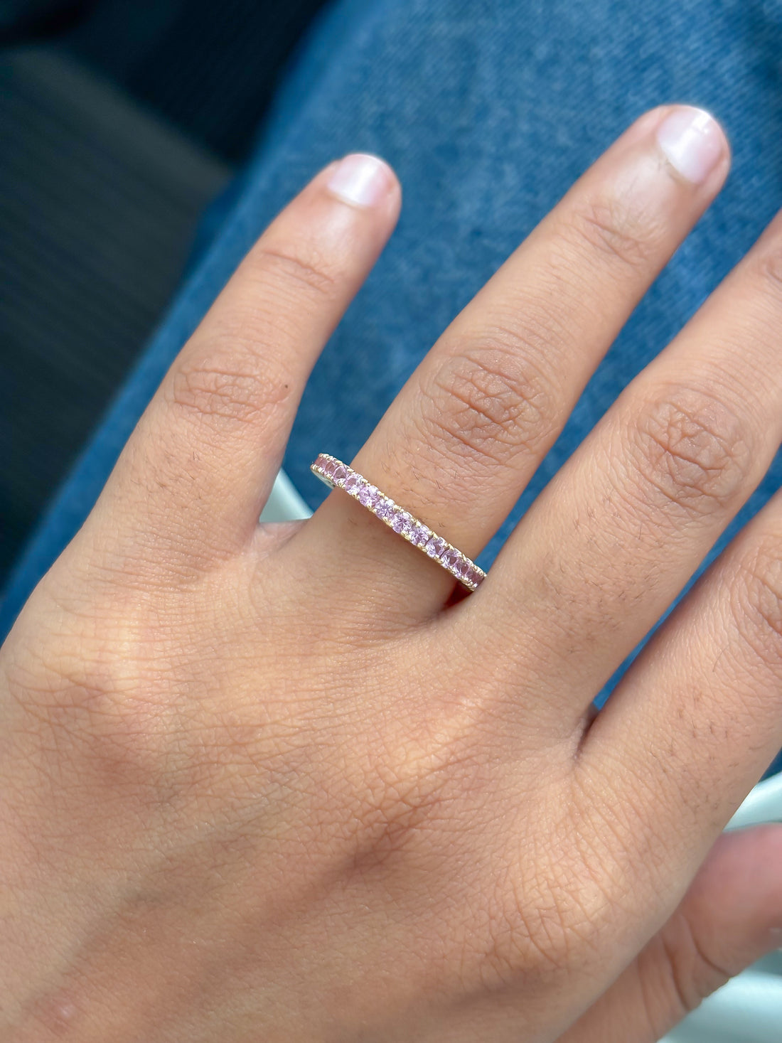 JPRG-5966/14521 Pink Sapphire Ring | 14K