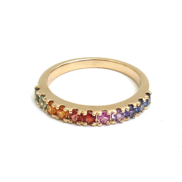 JPRG-5978/14576 Rainbow Sapphire Ring | 14K