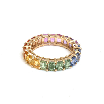 JPRG-5979/14577 Rainbow Sapphire Ring | 14K
