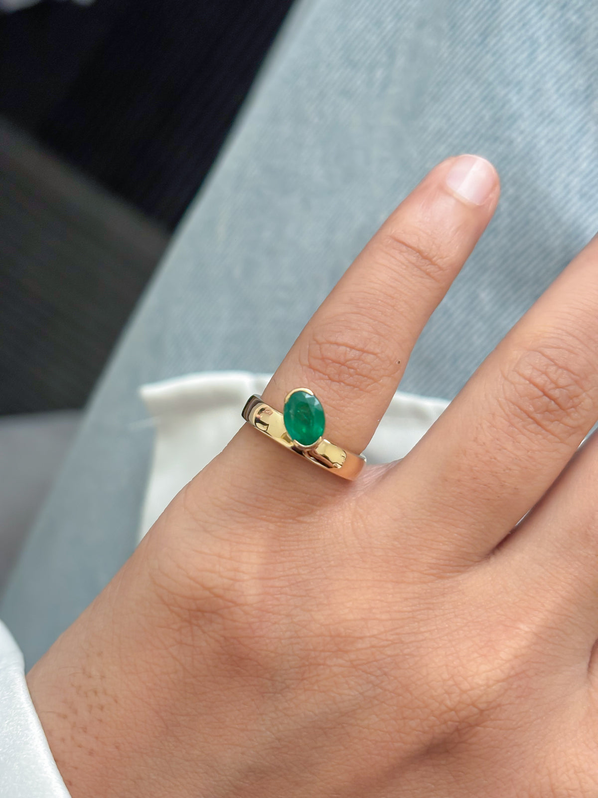 JPRG-5983/14601 Emerald Ring | 18K