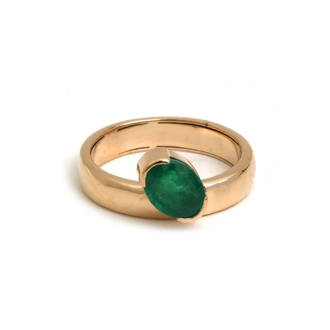 JPRG-5983/14601 Emerald Ring | 18K
