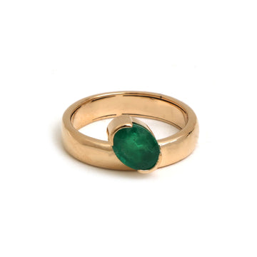 JPRG-5983/14601 Emerald Ring | 18K