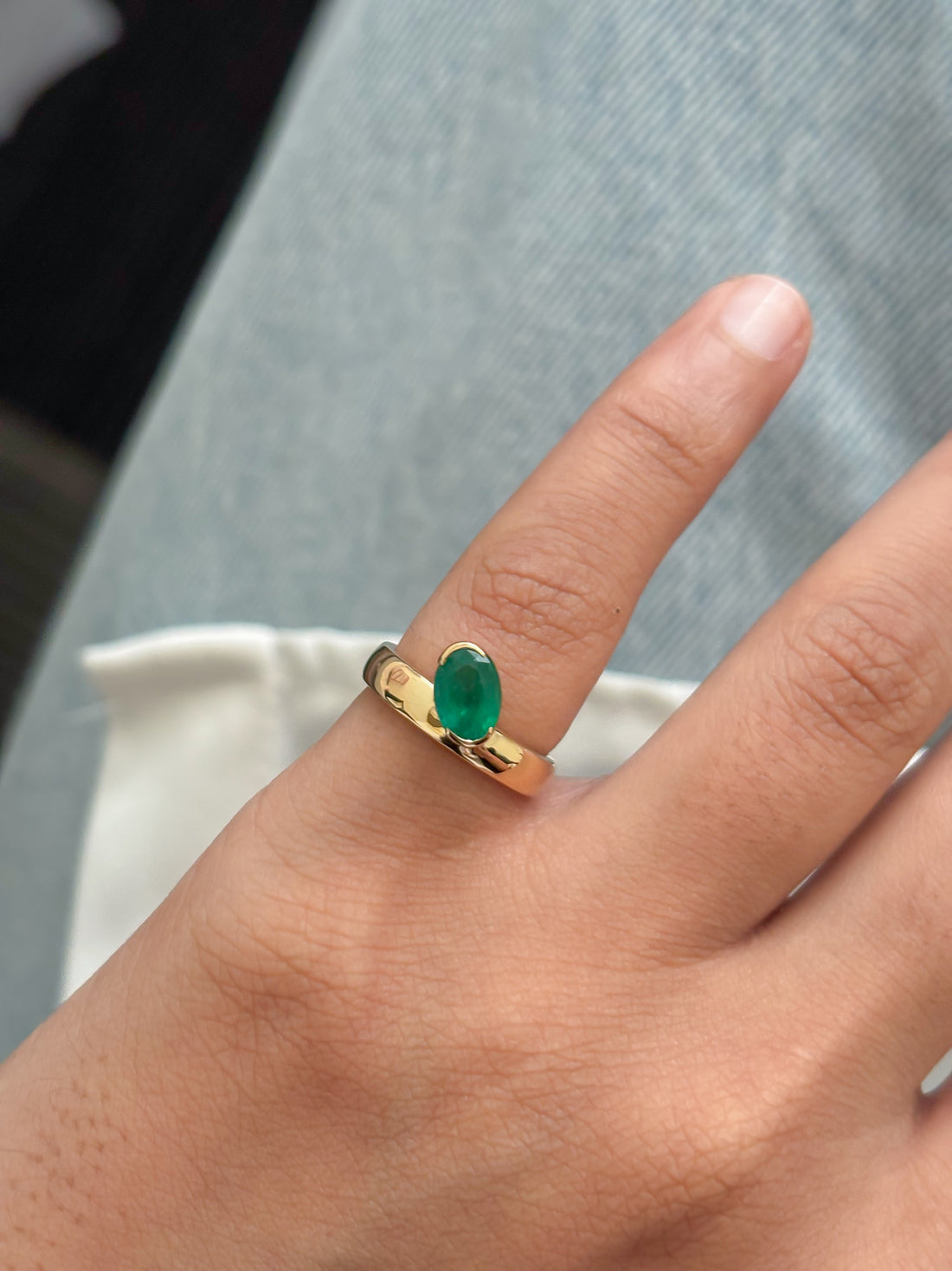 JPRG-5984/14602 Emerald Ring | 18K