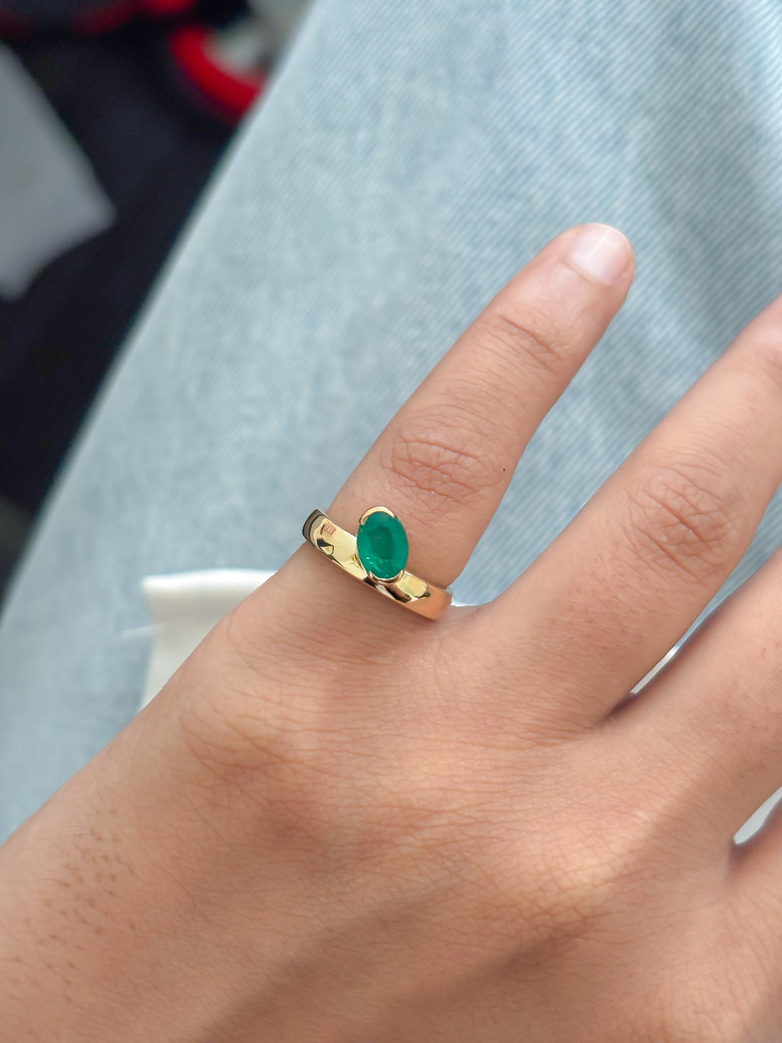 JPRG-5985/14603 Emerald Ring | 18K