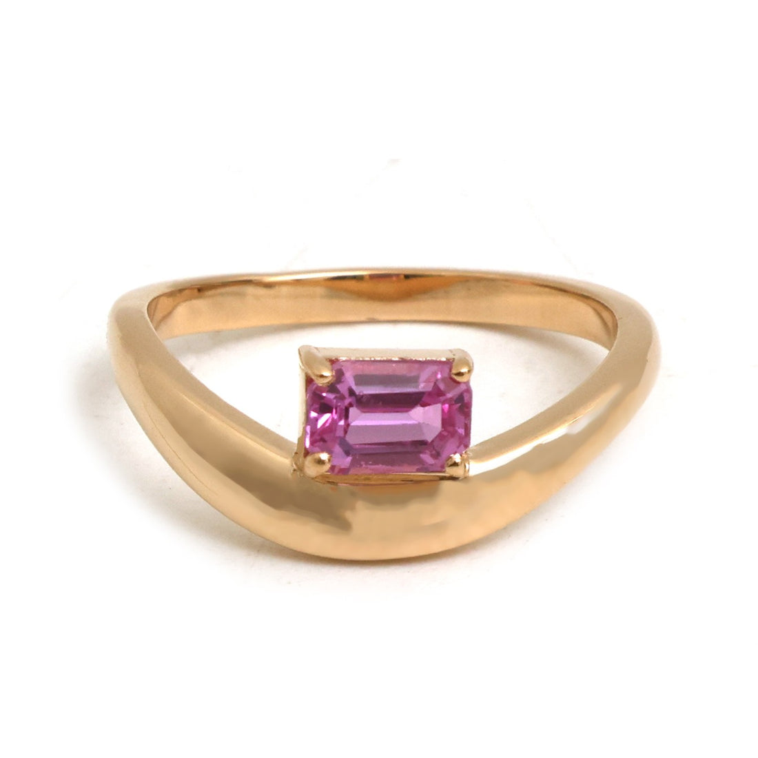 JPRG-5989/14607 Pink Sapphire Ring | 18K