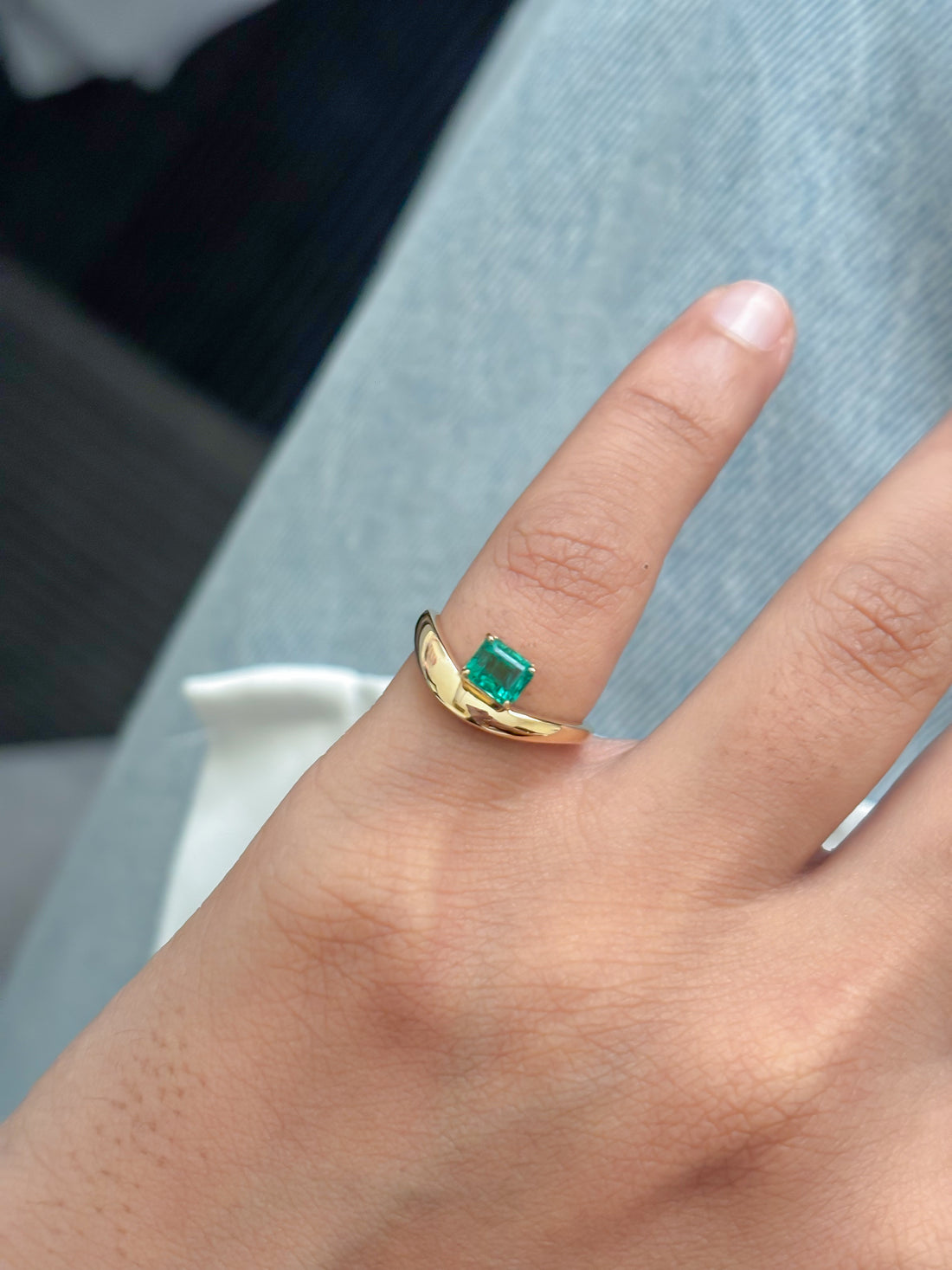 JPRG-5991/14609 Emerald Ring | 18K