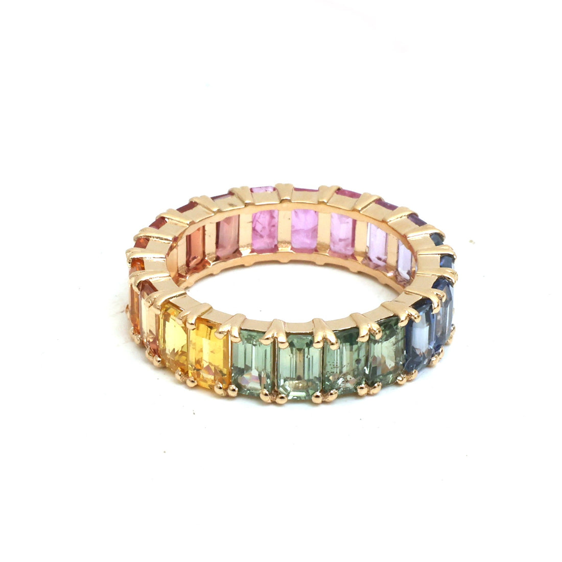 JPRG-5998/14676 Rainbow Sapphire Ring | 14K