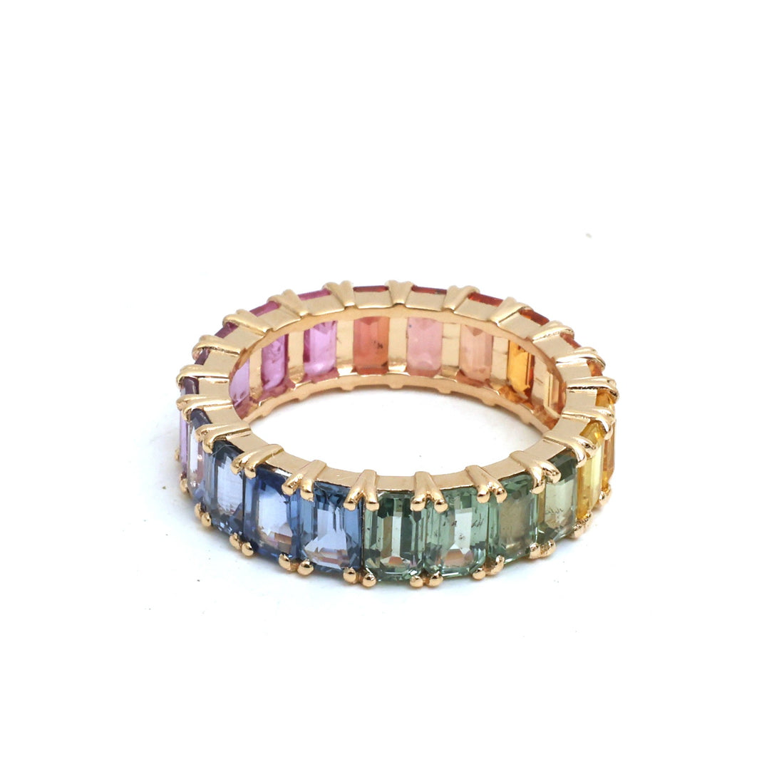 JPRG-5999/14677 Rainbow Sapphire Ring | 14K
