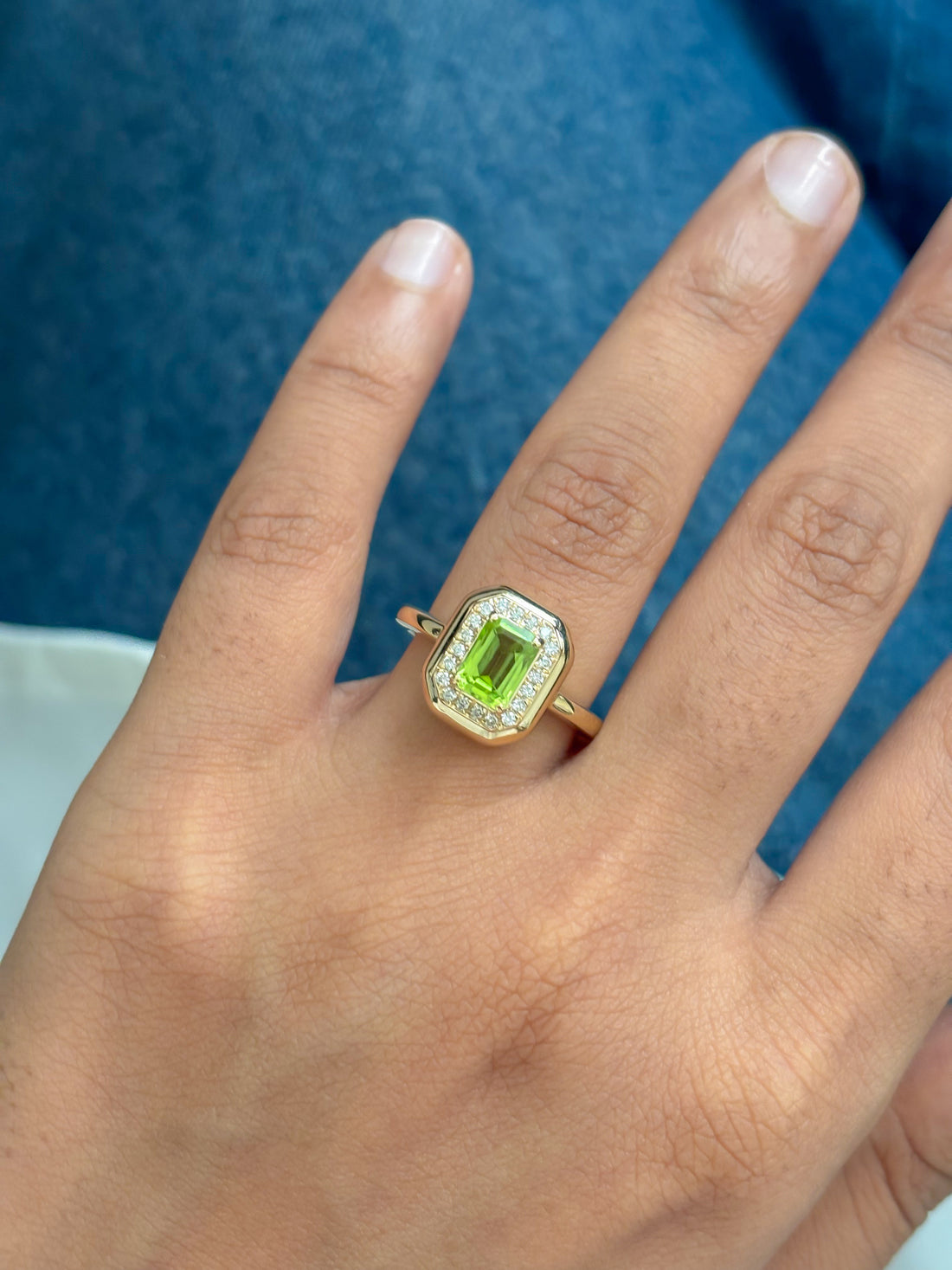 JPRG-6006/14684 Amethyst Diamond Ring | 14K