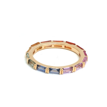JPRG-6009/14687 Rainbow Sapphire Ring | 14K