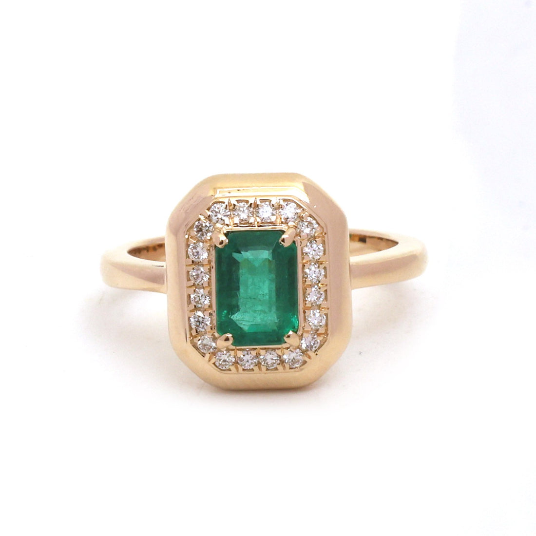 JPRG-6011/14689 Emerald Diamond Ring | 14K