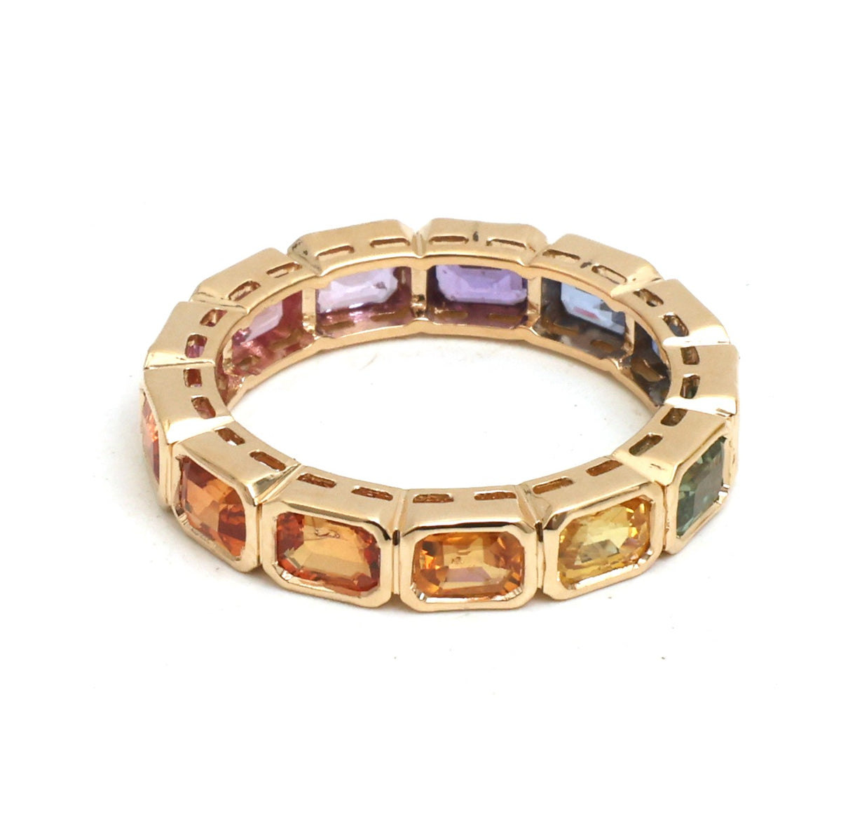 JPRG-6015/14693 Rainbow Sapphire Ring | 14K