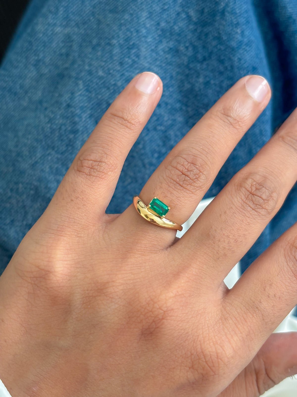 JPRG-6022/14710 Emerald Ring | 18K