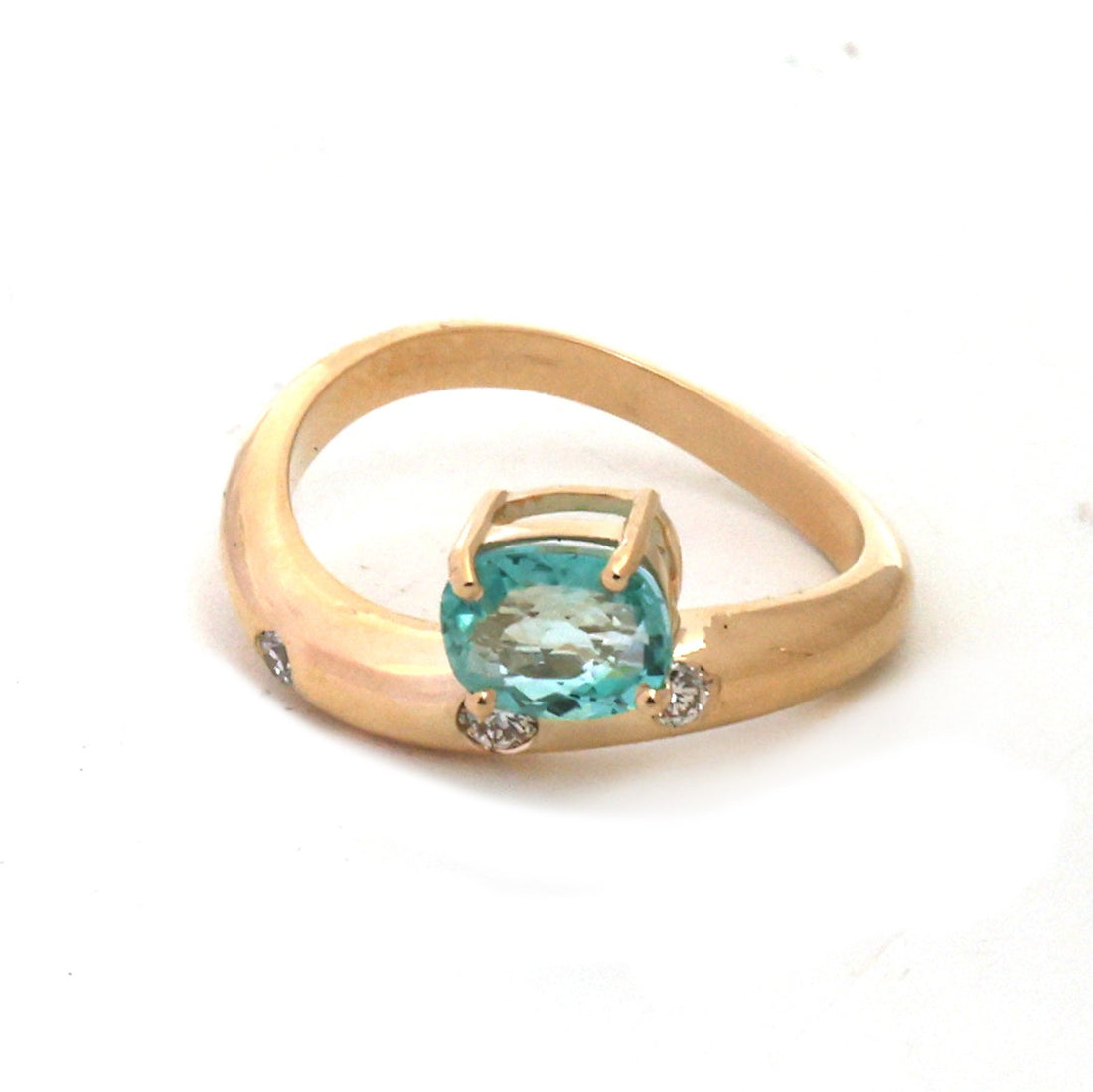JPRG-6023/14711 Diamond Emerald Ring | 14K