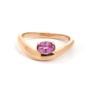 JPRG-6054/14848 Pink Sapphire Ring | 18K