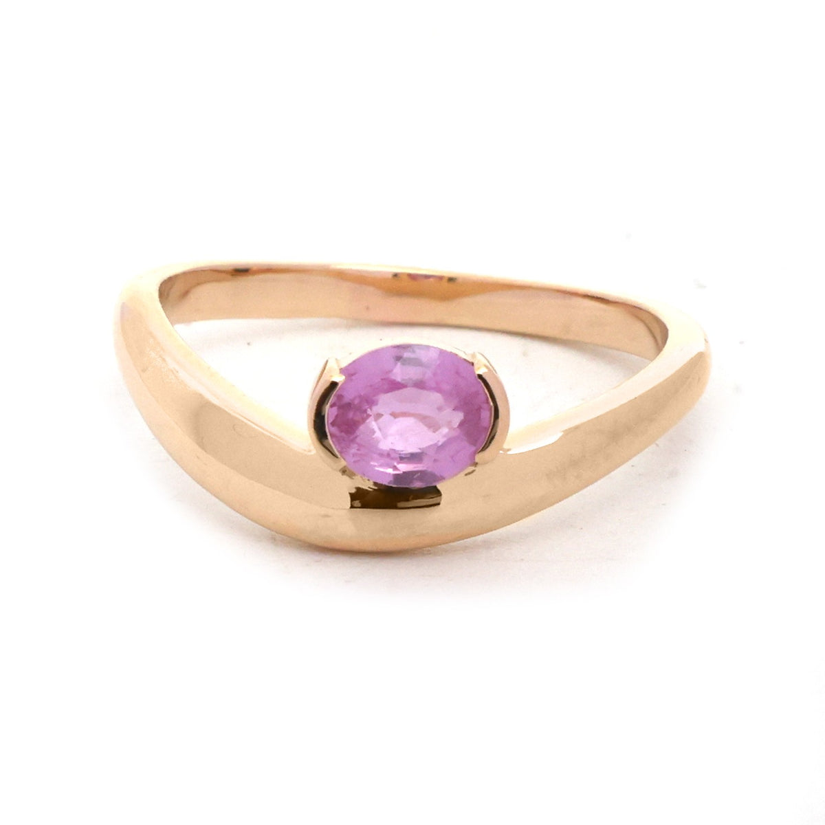 JPRG-6055/14849 Pink Sapphire Ring | 18K