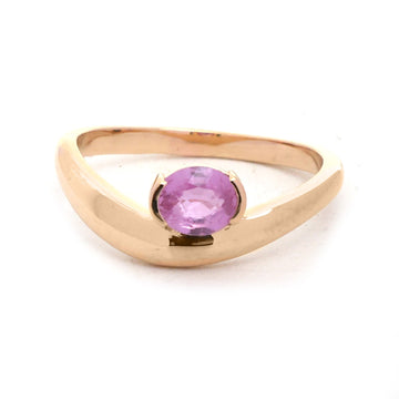 JPRG-6055/14849 Pink Sapphire Ring | 18K