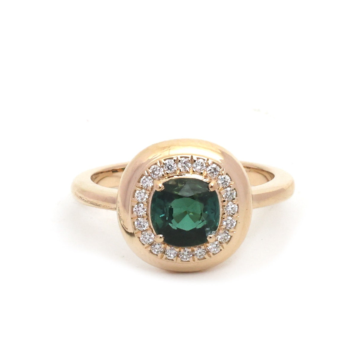JPRG-6061/14863 Tourmaline Mix Diamond Ring | 14K