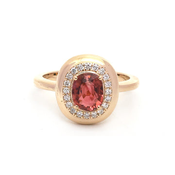 JPRG-6063/14865 Tourmaline Mix Diamond Ring | 14K