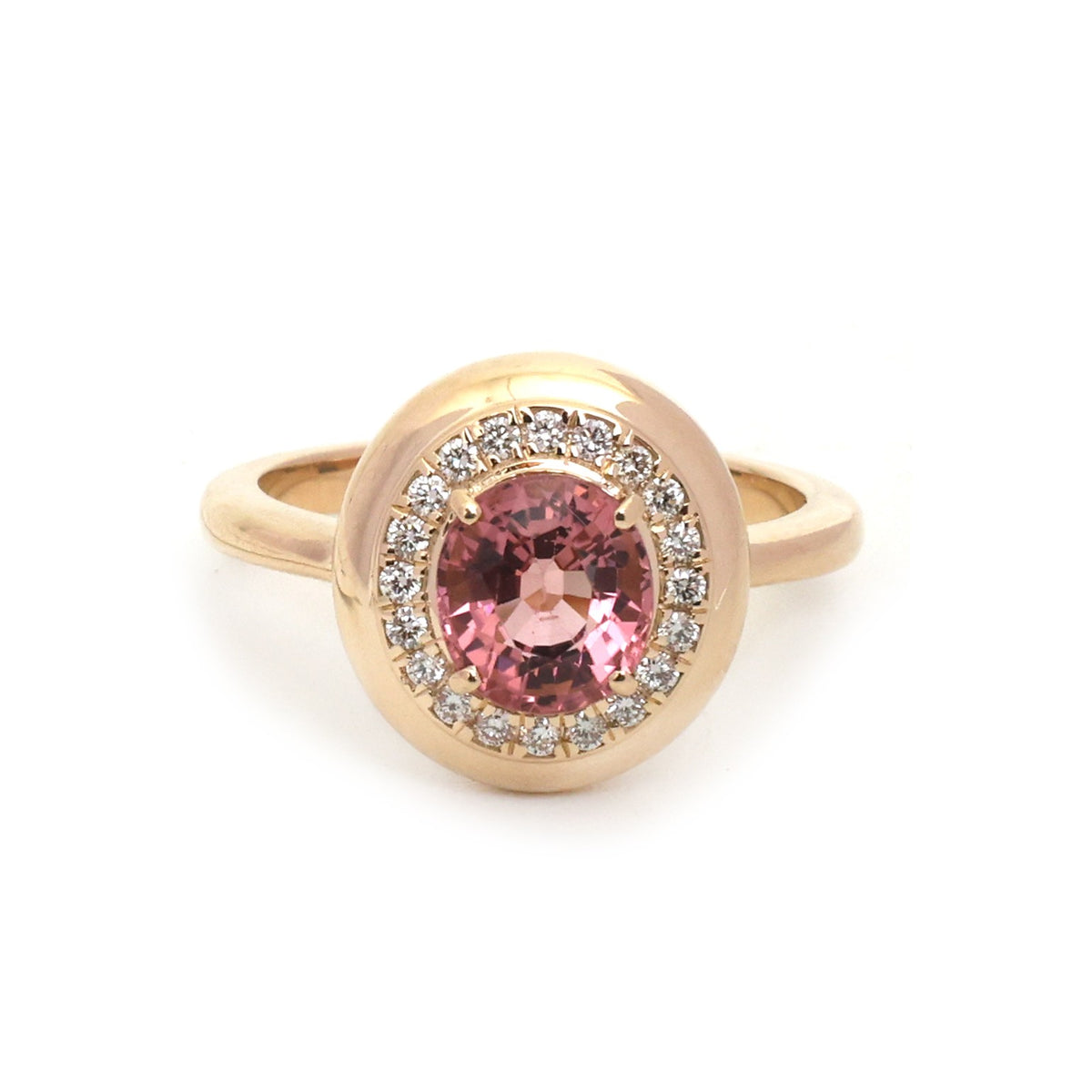 JPRG-6065/14867 Tourmaline Mix Diamond Ring | 14K