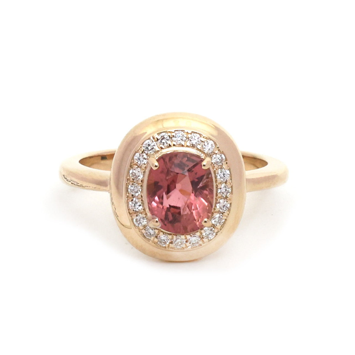 JPRG-6066/14868 Tourmaline Mix Diamond Ring | 14K