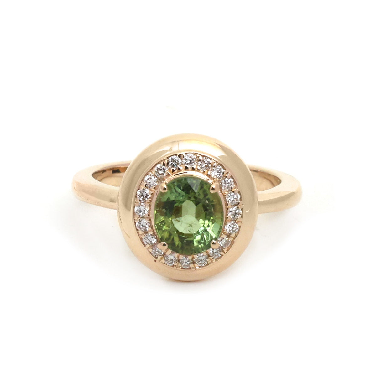 JPRG-6067/14869 Tourmaline Mix Diamond Ring | 14K