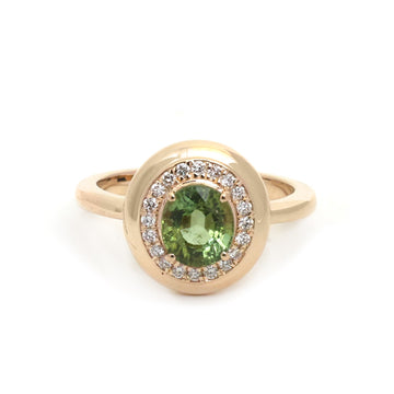 JPRG-6067/14869 Tourmaline Mix Diamond Ring | 14K