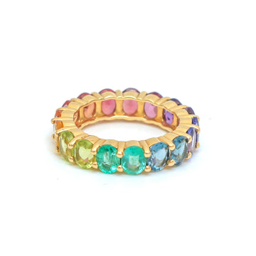 JPRG-606/1520 Rainbow Ring | 18K