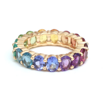 JPRG-606/1520 Rainbow Ring | 18K