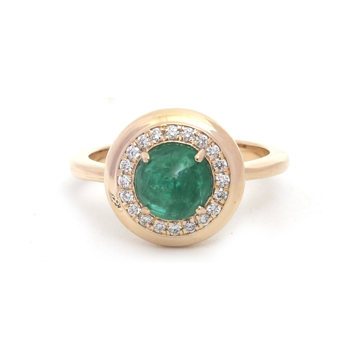 JPRG-6084/14930 Emerald Diamond Ring | 14K