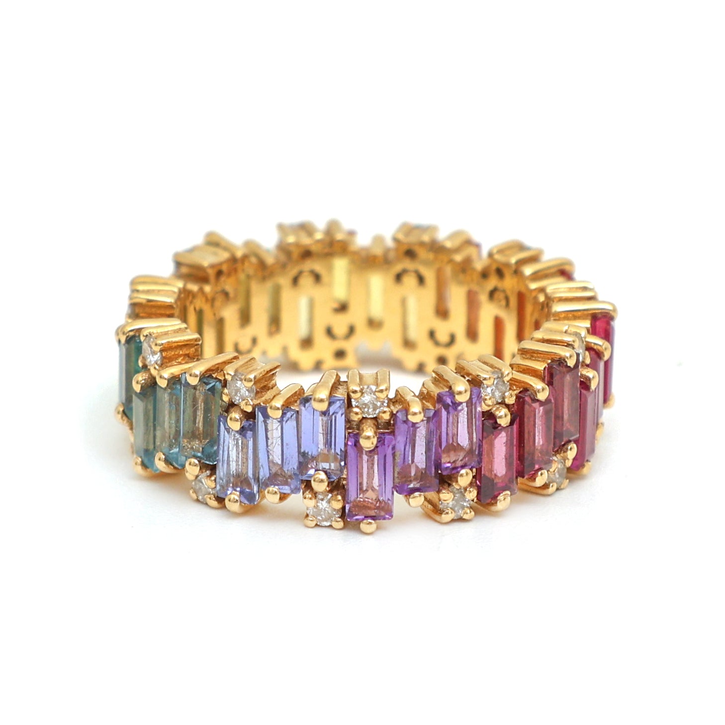 JPRG-615/1522 Rainbow Ring | 18K