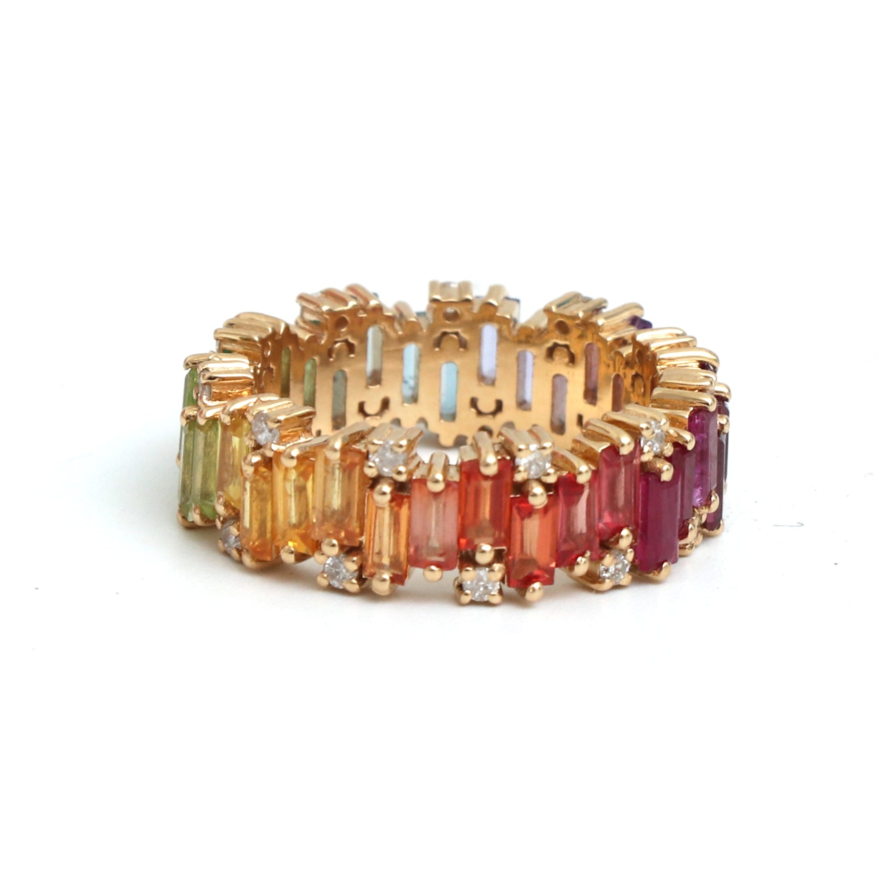 JPRG-615/1522 Rainbow Ring | 18K