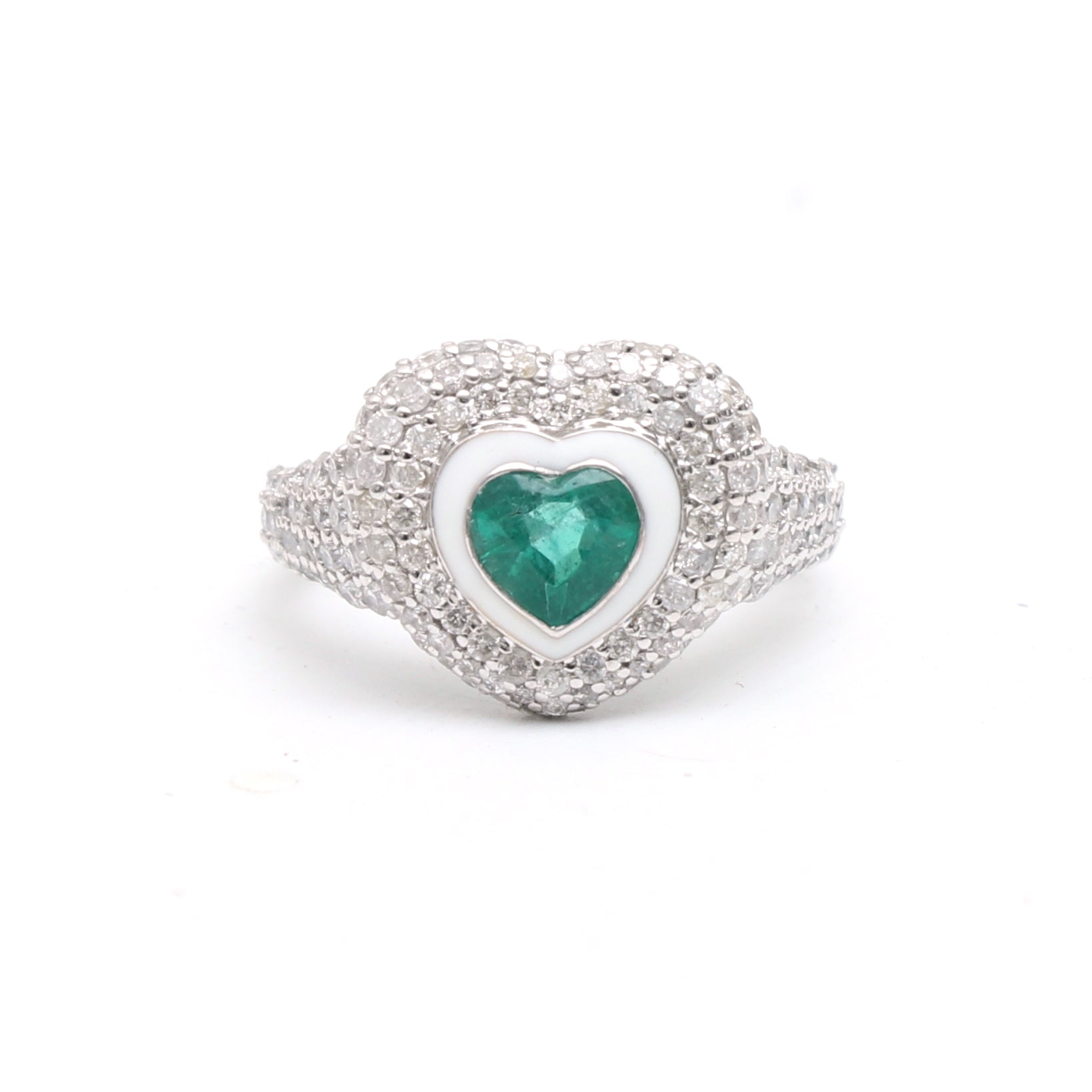 JPRG-623/1672 Emerald Ring | 18K